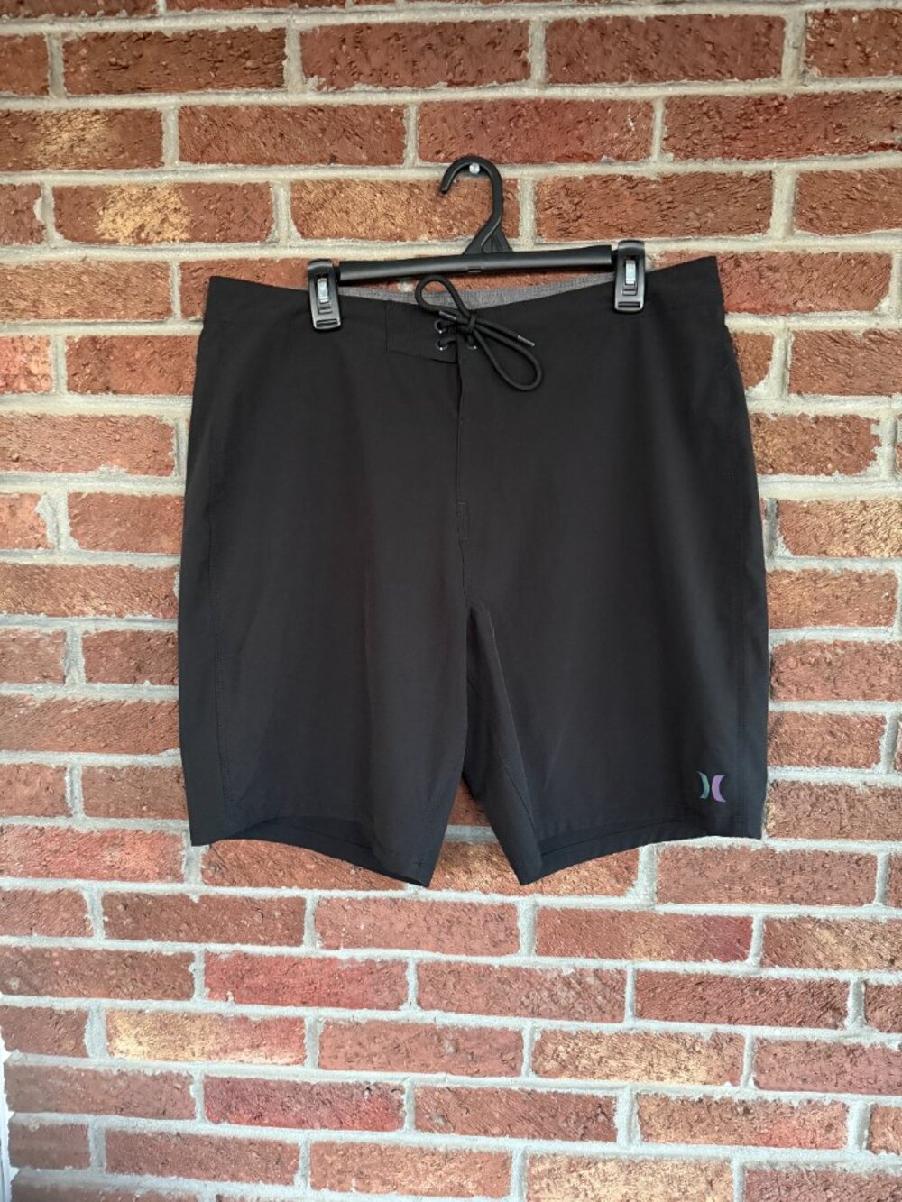 hurley board shorts * black size 36 * euc * mens - Picture 2 of 7